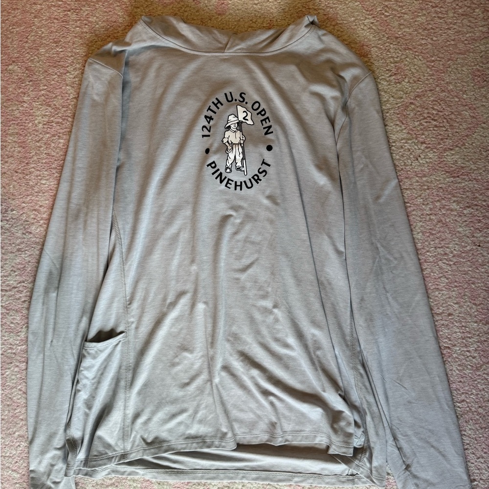 Gray Long Sleeve Pinehurst Hoodie